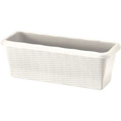 Bama FIORIERA RETTANGOLARE PAGLIA NORMAL Col. Panna cm. 50x20x17,5 h FV53141 Bama