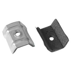 CAPPELLOTTO PER LAMIERA COIBENTATA (cf. 100 pz.)  mm. 50x25x12 zincato FV40706 