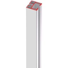 BINARIO SCORRIMENTO PER PORTA A SOFFIETTO MONICA  col. Bianco cm. 180 FV48526 