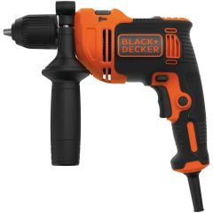 Black+Decker TRAPANO A PERCUSSIONE BEH710K-QS 710 W FV56245 Black + Decker