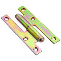 CERNIERA A BANDELLA POMELLA  acciaio tropicalizzato mm. 140x60 Dx FV20611 