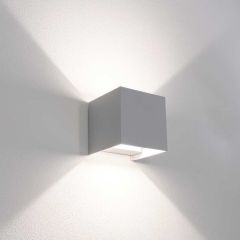 Century APPLIQUE BIDIREZIONALE QUADRATO A LED UP&DOWN+ 20 W-800 lm-3.000K/4.000K/6500K Col. Grigio FV57101 Century