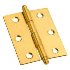 CERNIERA CON PERNO SFILABILE  in ferro ottonato mm. 40x35 FV8093 