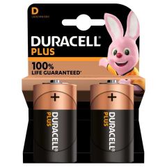 Duracell PILA ALCALINA SERIE PLUS 2 PZ. TORCIA 1,5V FV21873 Duracell