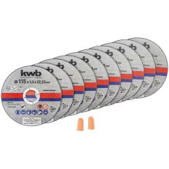 Einhell SET 10 PZ. DISCHI DA TAGLIO Ø mm. 115x1,0  FV50144 Einhell