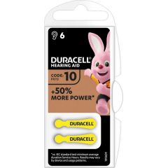 Duracell PILA PER APPARECCHI ACUSTICI 10 6 PZ. FV51680 Duracell