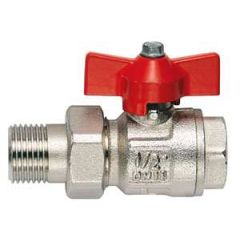 Itap VALVOLA A SFERA IDEAL IN OTTONE PER COLLETTORI M/F Art. 098 mis.1 FV10452 Itap