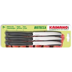 Kaimano SET COLTELLI PER BISTECCA DINAMIK 6 PEZZI col. Rosso FV32207 Kaimano