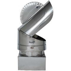 FUMAIOLO GIREVOLE PAPPAGALLO ZINCATO Quadrato cm. 37x37 FV41299 