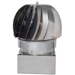 FUMAIOLO GIREVOLE GLOBO INOX Quadrato cm. 35x35 FV41310 