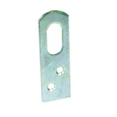 LASTRINA DIRITTA ACCIAIO ZINCATO 100 PZ.  con finestra mm. 80 FV5535 