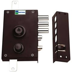 Mottura ELETTROSERRATURA TRIPLICE DA APPLICARE CON SCROCCO Art. 30.E30 E.mm. 63 Sx FV56847 Mottura