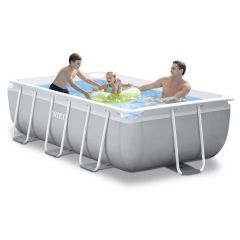 Intex PISCINA RETTANGOLARE FRAME PRISMA  cm. 488x244x107 h FV38259 INTEX