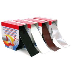 NASTRO ADESIVO PER TUBI STUFA ALTE TEMPERATURE mm 40x9 mt. col. Marrone FV25250 