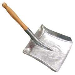 PALETTA PER CARBONE ZINCATA CON MANICO cm. 23x23 FV3689 