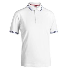POLO SMITH Col. Bianco/Blu Navy Mis. XXL FV48386 