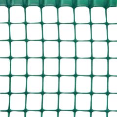 RETE IN PLASTICA QUADRANET X BALCONI maglia  mm. 5x5 rotolo mt.50 H. cm. 100 - Verde FV52060 