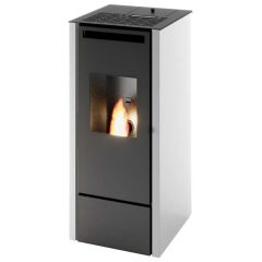 Punto Fuoco STUFA A PELLET CINZIA -KW 11 CON TELECOMANDO Col. Bianco FV57602 Punto Fuoco