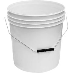 SECCHIO TRONCO CONICO CON MANICO IN FERRO Ø cm. 26,5x32 h  lt. 19 FV54125 