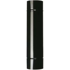 Save TUBO PER STUFA A LEGNA PORCELLANATO CLASSIC Col. Nero Ø cm. 12x 50 FV54963 Save