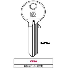 Silca CHIAVE ASC CS 501 (G.VAC 1) CISA FV10047 Silca