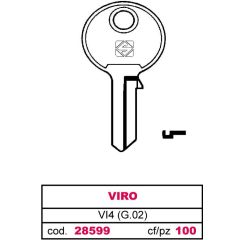 Silca CHIAVE ASC VI4 (G.VAC 0) VIRO FV28599 Silca