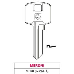 Silca CHIAVE OTTONE MER8 (G. VAC 4) MERONI FV47556 Silca