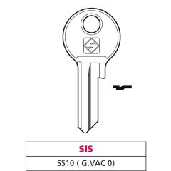 Silca CHIAVE OTTONE SS10 (G. VAC 0) SIS FV47625 Silca