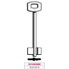 Silca CHIAVE A DOPPIA MAPPA SB (G. VAT 0) SECUREMME FV47662 Silca