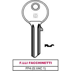 Silca CHIAVE OTTONE FF4 (G.VAC 1) F.LLI FACCHINETTI FV54664 Silca