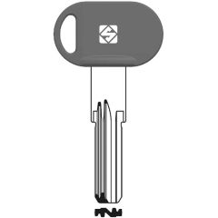 Silca CHIAVE PUNZONATA OTTONE MT10RAP (G. VAG 1) MOTTURA FV57294 Silca
