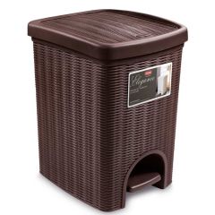 Stefanplast PATTUMIERA BAGNO ELEGANCE Lt.20 - cm. 31x27,5x39 h col. Moka FV38207 Stefanplast