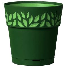 Stefanplast VASO CLOE con riserva d'acqua Ø cm. 25x25 h col. Bianco FV46995 Stefanplast