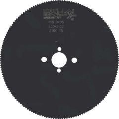 Stella Bianca DISCO HSS T6-PIENO per taglio ferro Ø mm. 300 Spess. 2,5 mm. FV53374 Stella Bianca