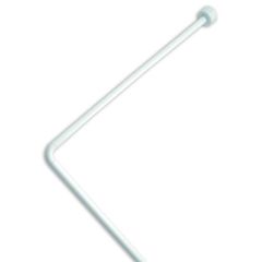 TELAIO ANGOLARE PER TENDE DOCCIA IN BLISTER col. Bianco  cm. 80x170 FV28658 