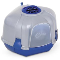 TOILETTE CHIUSA ANGOLARE PER GATTI CORNER cm. 52x60x45 h col. Assortiti FV32264 