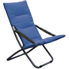 Tata Linda SEDIA PIEGHEVOLE CAPRI cm. 83x50x93 h col. Blu FV48733 Tata Linda