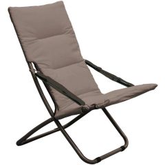 Tata Linda SEDIA PIEGHEVOLE CAPRI cm. 83x50x93 h col. Grigio scuro FV51167 Tata Linda