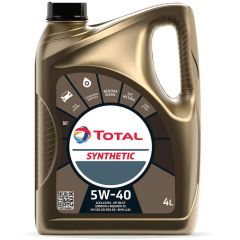 Total OLIO MOTORE SYNTHETIC 5W40 lt. 4 FV52198 Total