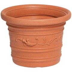 VASO TONDO FESTONATO PRESTIGE Col. Terracotta Ø cm. 70 FV52987 