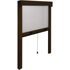 ZANZARIERA VERTICALE IN KIT col. Marrone (RAL 8017) cm.160x160 FV55630 