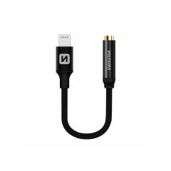 Adapter SWISSTEN Lightning to 3.5mm Jack Black TI3390360 SWISSTEN