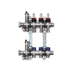Stainless steel manifold with automatic deaeration - 3 way TI6432498 