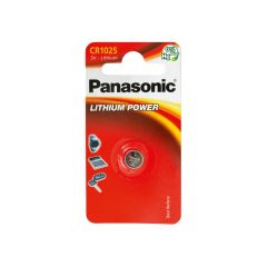 Battery CR1025 PANASONIC lithium 1pc / blister TI4270296 Panasonic