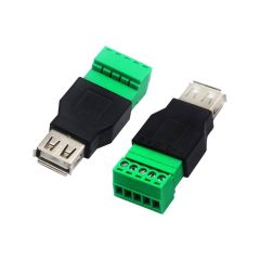 USB-A socket with terminal block TI3370226 HADEX