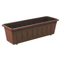 Self-watering box GARDEN FLOR brown 50cm TI6434281 PLASTKON