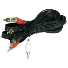 Cable TIPA 3xCINCH connector/3xCINCH connector 1,5m TI3510004 TIPA