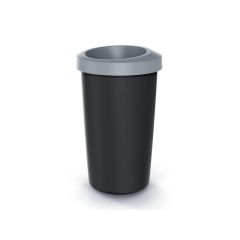 Trash bin COMPACTA R DROP light gray 25l TI6442353 PROSPERPLAST