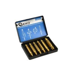 Set of extractors GEKO G38591 for bent screws 6pcs TI6660239 GEKO
