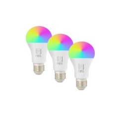 Smart LED bulb E27 9W RGBW IMMAX NEO 07712C WiFi Tuya set of 3 TI6433090 IMMAX NEO